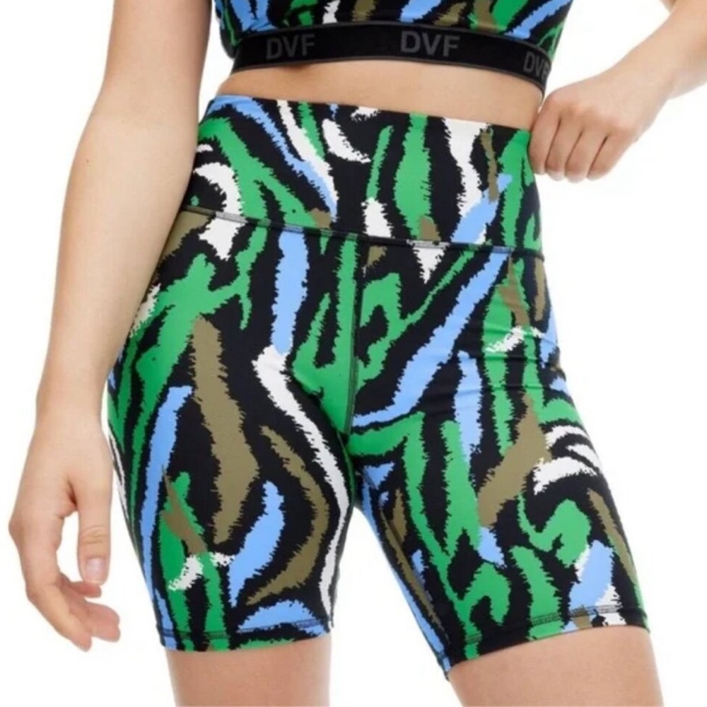 DVF X TARGET ZEBRA BIKE SHORTS - Diane von Furstenburg - NWT -